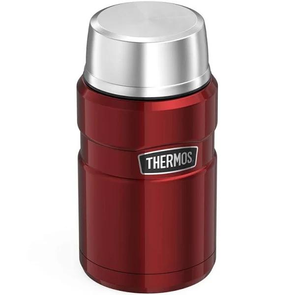 Stainless King Food Flask 0.71L Red