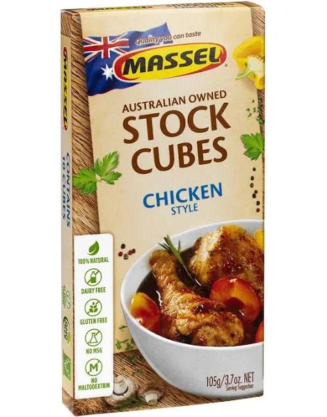 Massel Ultracube Chicken Style Stock Cubes - Plant Based & Gluten-Free, 105g x 6 Pack