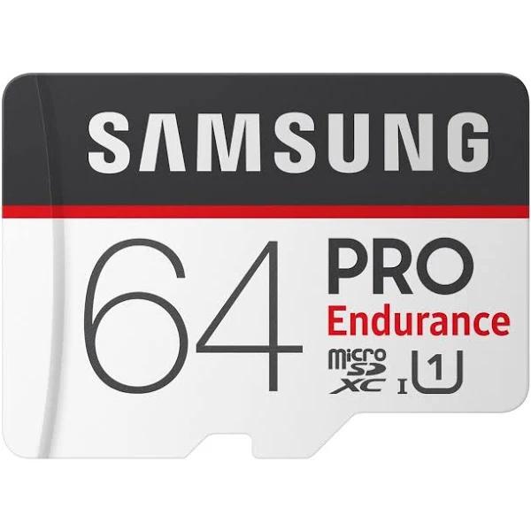 Samsung Pro Endurance Micro sdcard (SD Adapter) 64GB