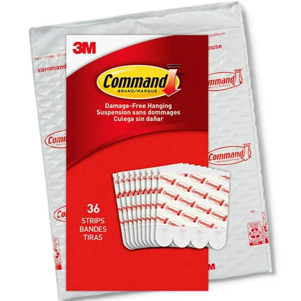 Command GP021-36NA Value Pack Refill Strips, Medium, White