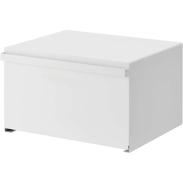 Yamazaki Steel Tower Bread Box White