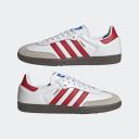 Adidas Samba OG, Footwear White / Beta Scarlett / Supplier Color