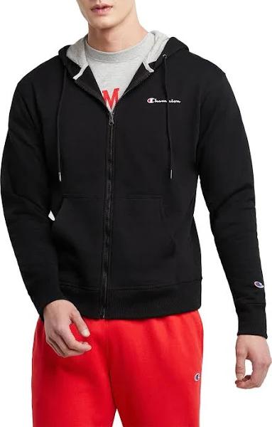 Champion Men's Powerblend Graphic Full Zip Hoodie