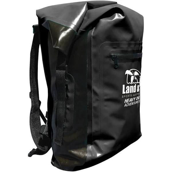 Land & Sea 30L Dry Bag Heavy Duty Dry Backpack Bag - Black