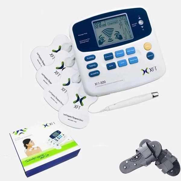 11-Mode XFT Tens Machine with Acupuncture Pen – Dual Output, Pain Relief & Muscle Recovery