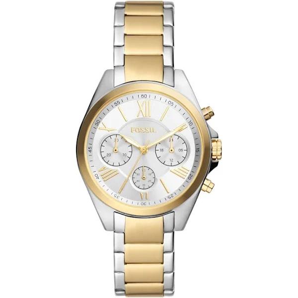 Fossil Women's Modern Courier Chronograph, Two-Tone Stainless Steel Watch - Gold