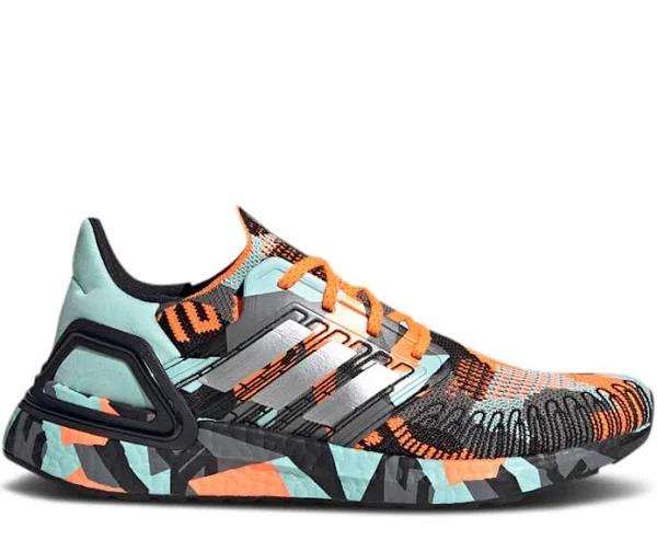 Adidas Ultra Boost 20 Camo Orange Frost - Signal Orange/Silver Metallic/frost Green