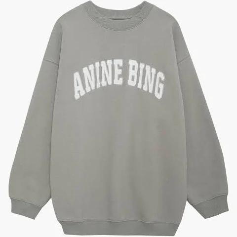 ANINE Bing Tyler Sweatshirt in Storm Grey | The New Trend Storm Grey / L