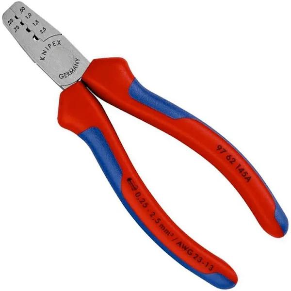 Knipex Crimping Pliers for End Sleeves (Ferrules) 145 mm