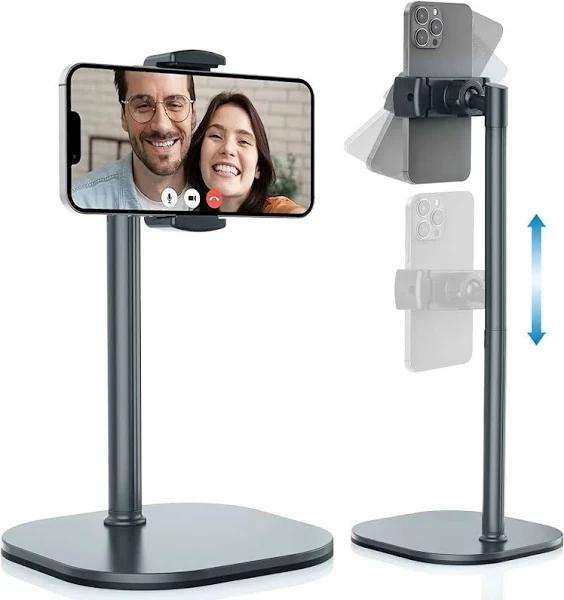 Cooper ChatStand, Height Adjustable Mobile Phone Stand For Desk | Mobile Phone Holder Stand For Office, Desk Phone Stand For Recording, iPhone Stand