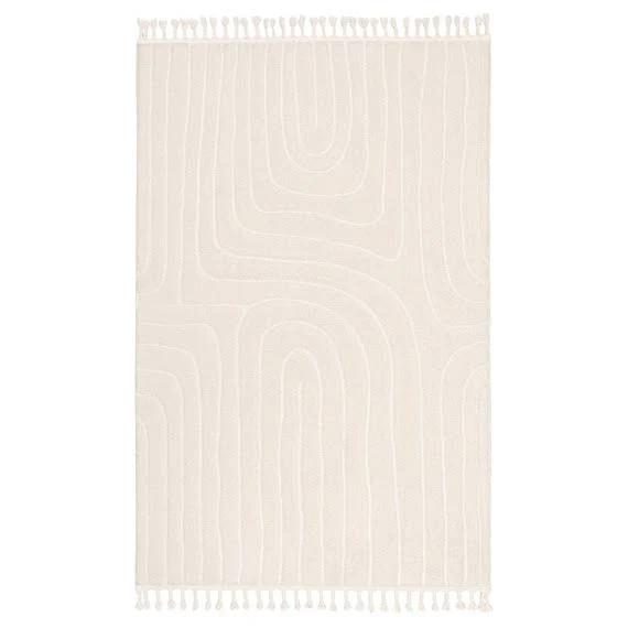 Venecia Floor Rug Ivory by Freedom, 100% Polyester