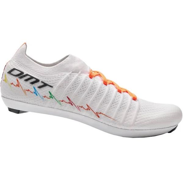 DMT KR SL Pogi's White/Orange Road Shoes 44.5