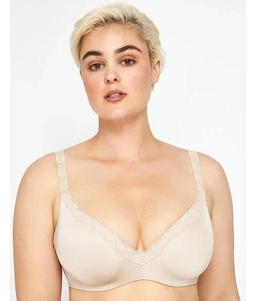 Berlei Barely There Luxe Contour Bra - Soft Powder 18DD