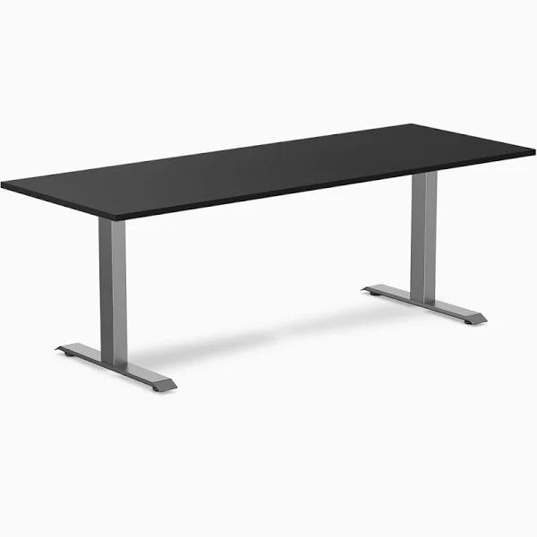 Desky Zero Melamine Office Desk - Black / Extra Large 2000x750mm (Pre Order Early October) / Space Grey