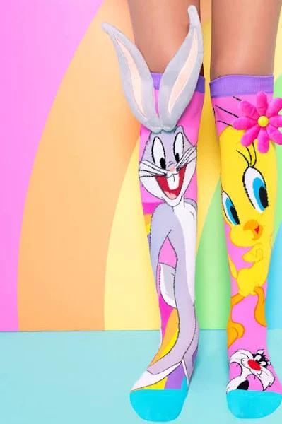 Tweety and Bugs Bunny Socks - Toddler Ages 3 - 5