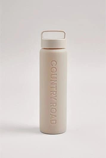 Country Road Nico Drink Bottle Sand | Glass /silicone