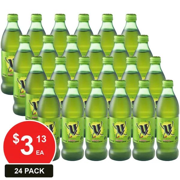 V 350ml Bottles Energy Drink Pack 24