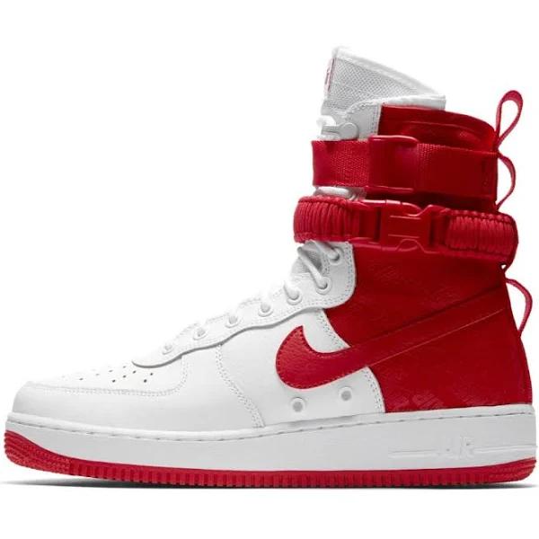 Nike SF Air Force 1 High White University Red