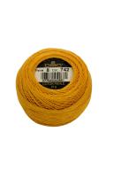 DMC Pearl Cotton Ball Size 8 87yd Light Tangerine