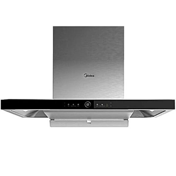 Midea 90cm Black Canopy Rangehood ӏ Gesture Control ӏ Self-cleaning ӏ Strong Suction