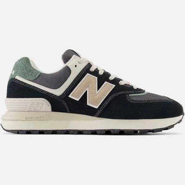 New Balance Unisex 574 Black/Grey - Size 7.5