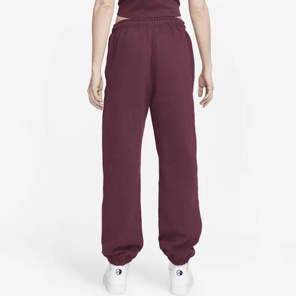 Nike Solo Swoosh Women's Fleece Trousers - Red