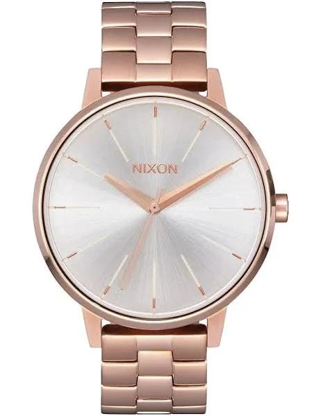 Nixon Kensington Watch Rose Gold/White