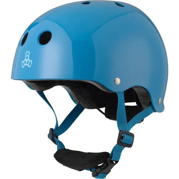 Triple 8 Lil 8 Certified Youth Helmet Blue Gloss