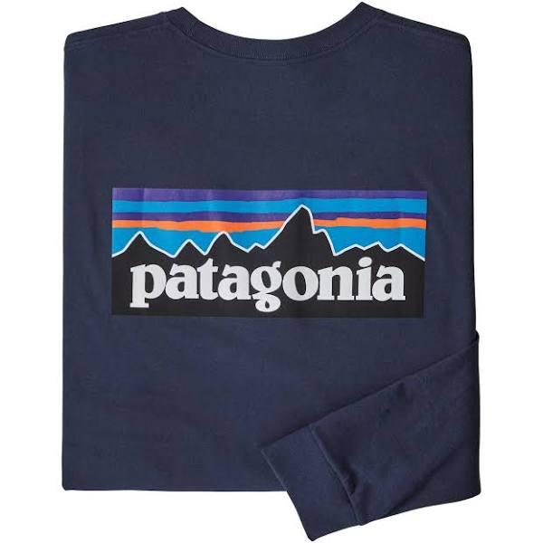 Patagonia - P-6 Logo Long Sleeve Responsibili-Tee - Classic Navy S