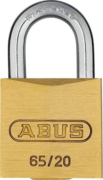 Abus 65/20mm Brass Padlock Keyed Alike 201 ABUKA02321