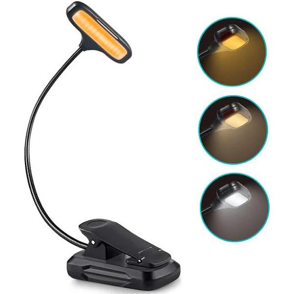 Bestier 15 LED Clip On Book Light for Reading in Bed LED Reading Light for Books and Kindles Reading Lamp - AfterPay & zipPay Available