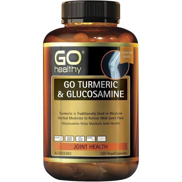 Go Healthy Go Turmeric & Glucosamine 120 VegeCapsules