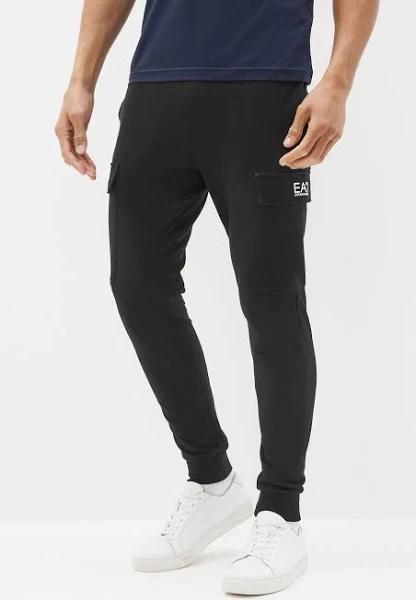 EA7 Golf Trousers - Core Cargo Jogger - Black AW23