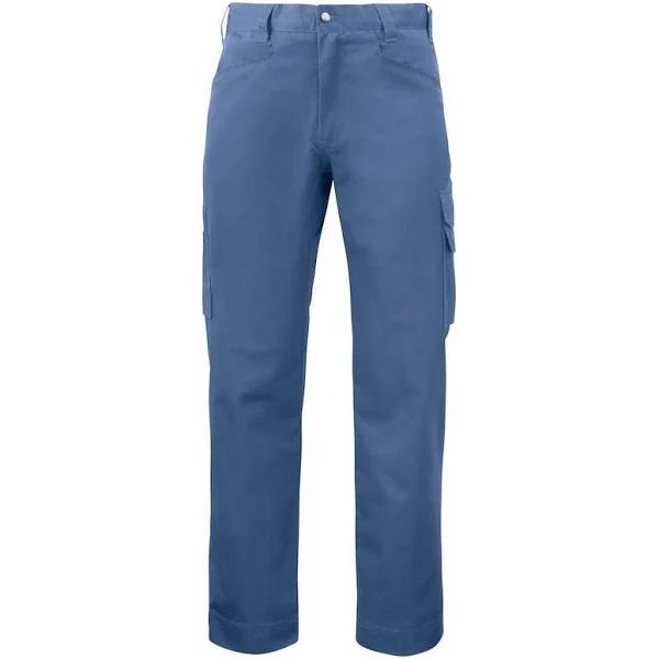 Projob Mens Plain Cargo Trousers Sky Blue 28R