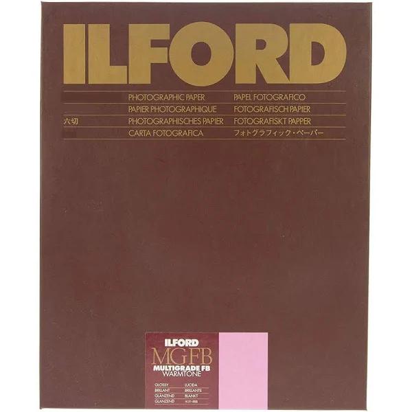 Ilford Multigrade FB Warmtone Glossy 11x14" 50 Sheets Darkroom Paper MGFBWT1K