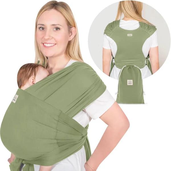 Keababies Baby Wrap Carrier, D-Lite Baby Wraps - Easy-Wearing, Adjustable Baby Sling Carrier Newborn to Toddler, Infant Ring Sling Baby Carrier,