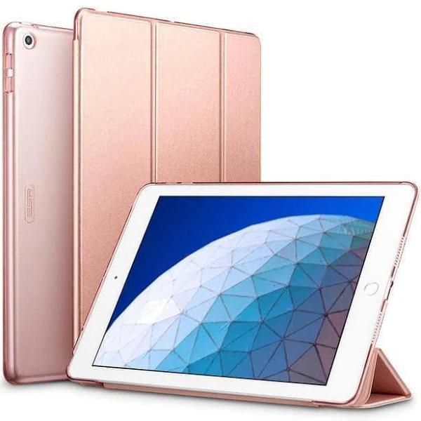 iPad Air 3 2019 Yippee Trifold Smart Case Auto Sleep/Wake Lightweight Stand - Rose Gold