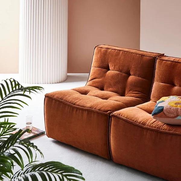 Adairs Otis Copper Lounge Chair 1 Seater