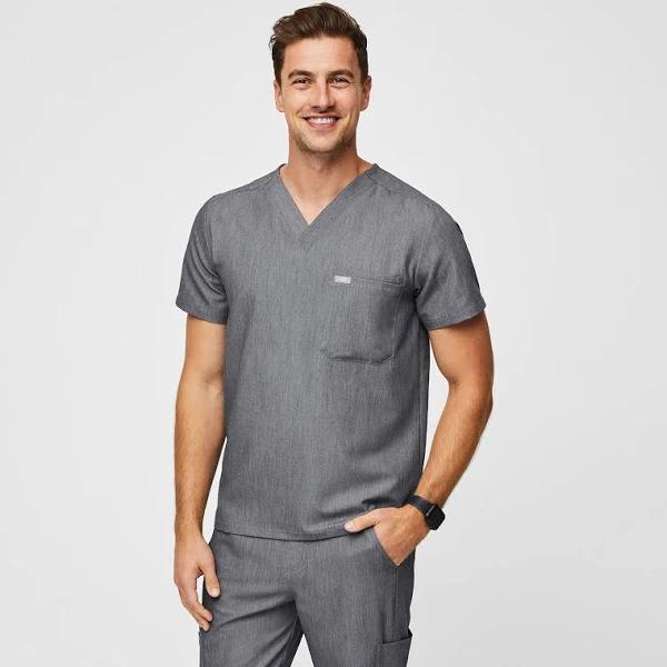 FIGS Medical Scrubs Men's Leon Two-Pocket Scrub Top