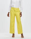 David Lawrence Tysnes Wide Leg Pant in Yellow 16