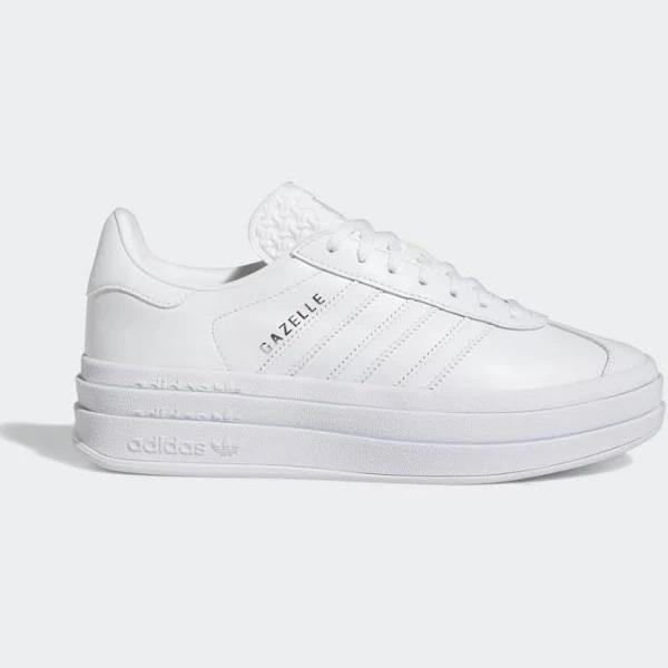 Adidas Gazelle Bold Triple White (Women's)