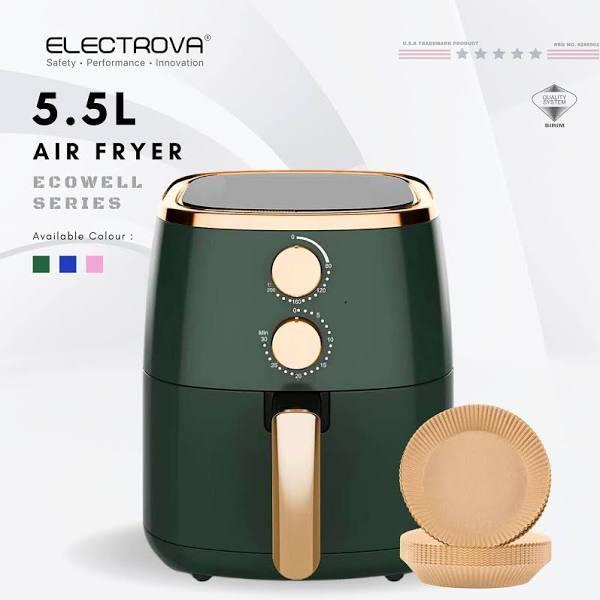 5.5l Electrova Air Fryer Oil Free Home Kitchen Premium Large Healthy