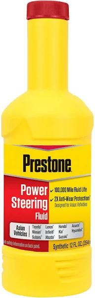 Prestone As269 Power Steering Fluid For Asian Vehicles 12 oz.