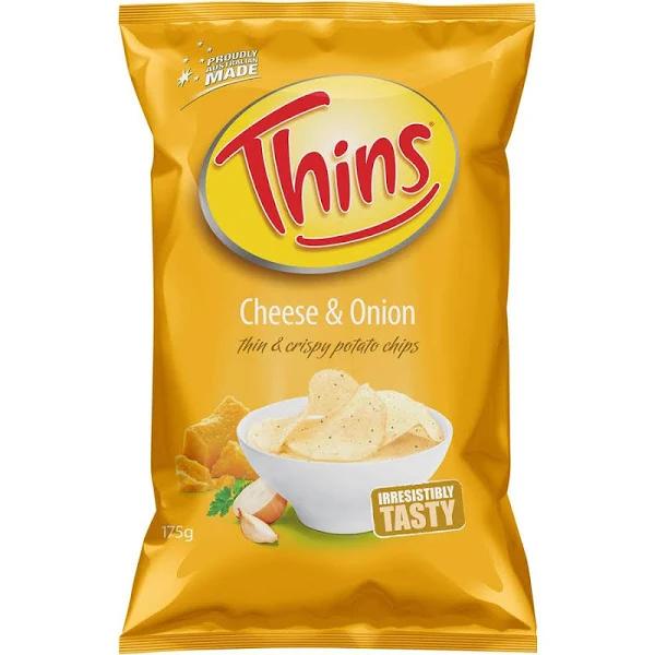 Thins Cheese & Onion 175g