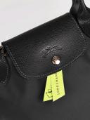 Longchamp Medium Le Pliage Green Tote Bag - Black