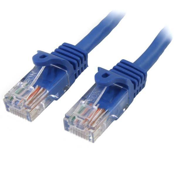 StarTech 7m Blue Cat5e Ethernet Patch Cable - Snagless