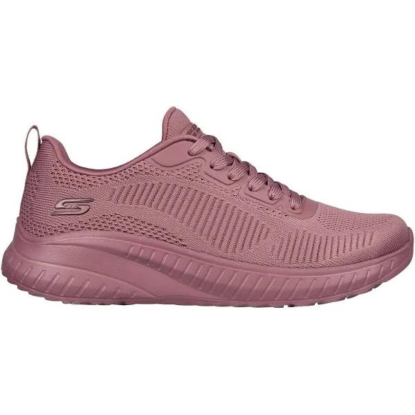 Womens Skechers Womens Bobs Squad Chaos Face Off Trainers - Pink