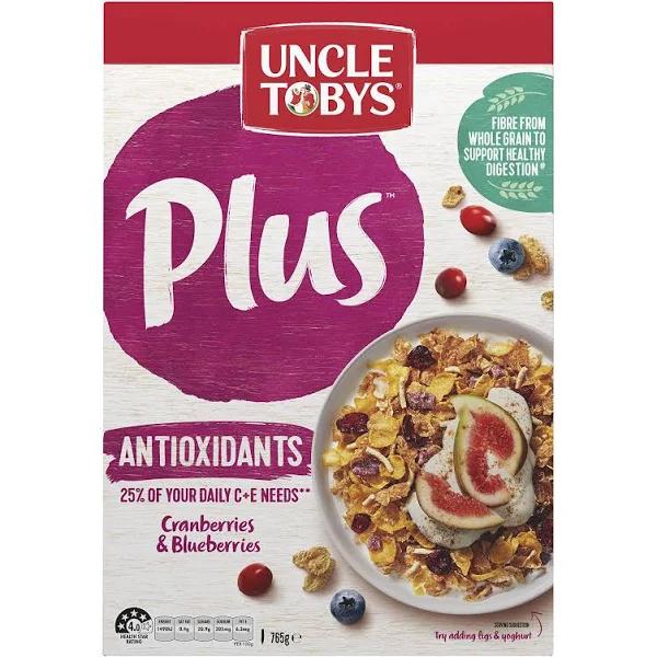 Uncle Tobys Plus Antioxidant Breakfast Cereal 765G