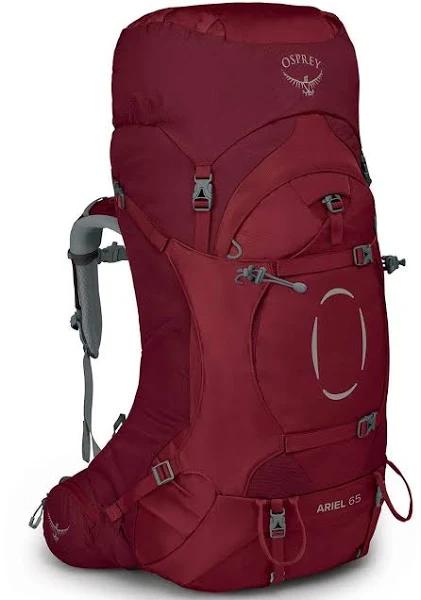 Osprey Ariel 65 - Claret Red M/L