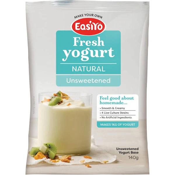 EasiYo Natural Unsweetened Yogurt 140g